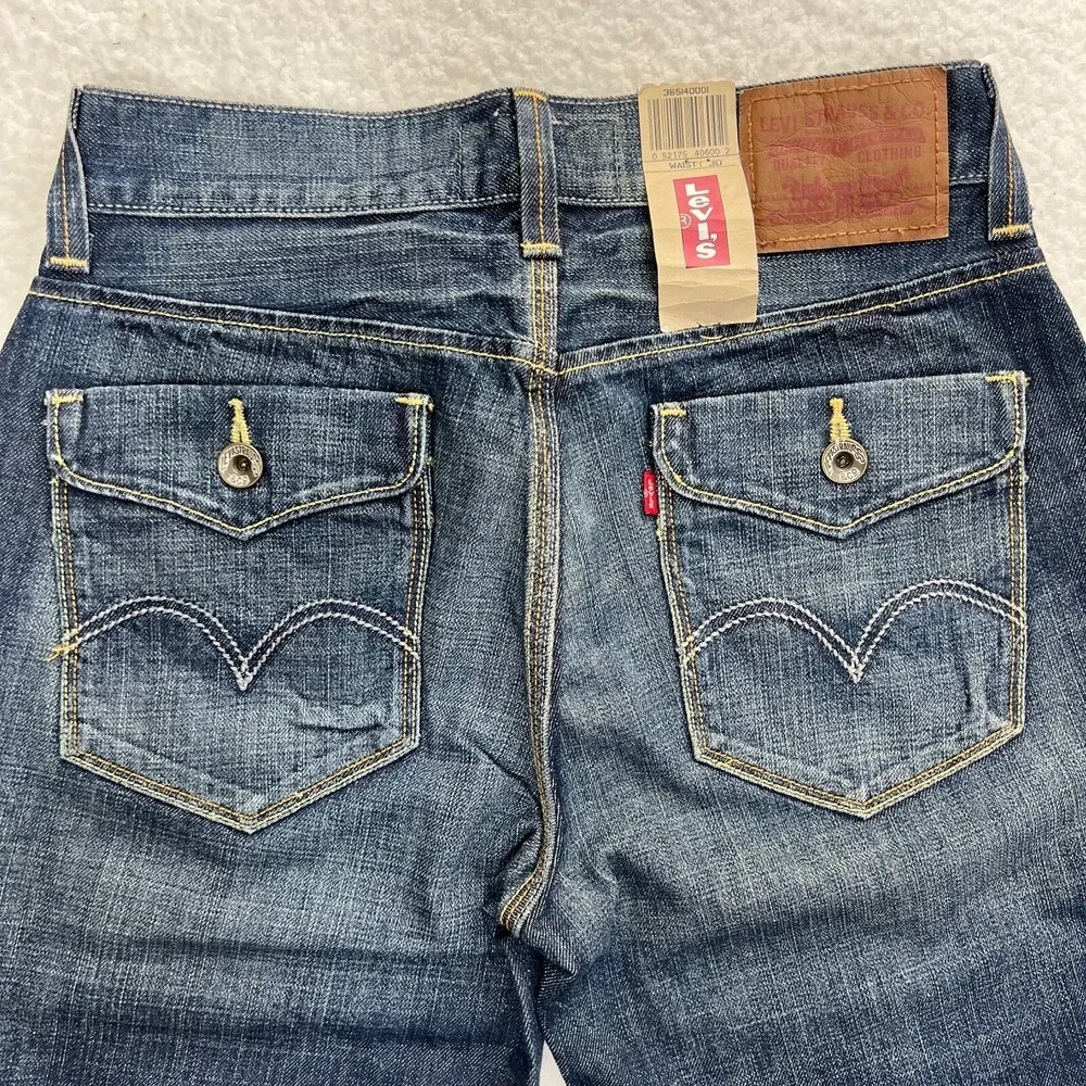 Levi's‎ The Original Jeans RAMP Flap Front Short Denim Blue Men's W30 VTG NWT
